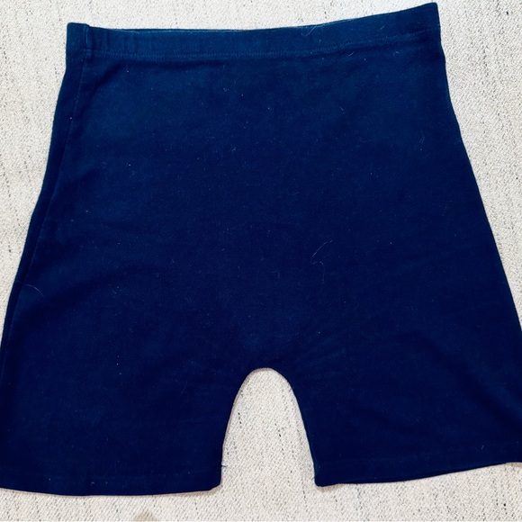 Brandy Melville Navy Blue Shorts - Picture 2 of 3